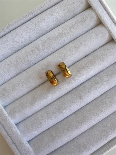 Çelik Minimal Halka Küpe