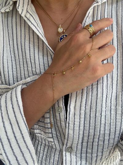 Çelik Taşlı Pul Yıldız Detaylı Şahmeran