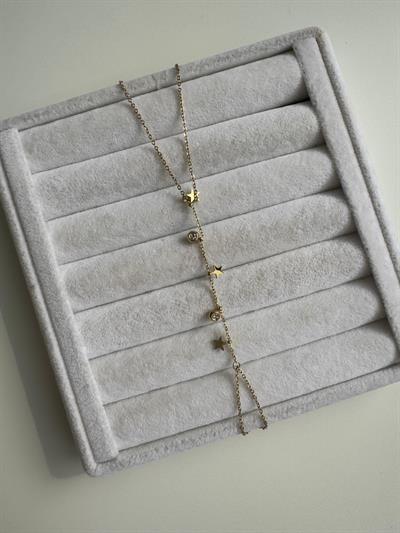 Çelik Taşlı Pul Yıldız Detaylı Şahmeran