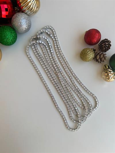 Döküm Su Yolu Kolye (Silver)