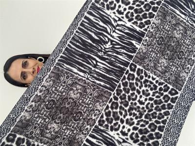 Gri Leopar Şal