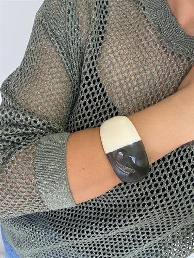 Krem - Füme Kemik Bilezik