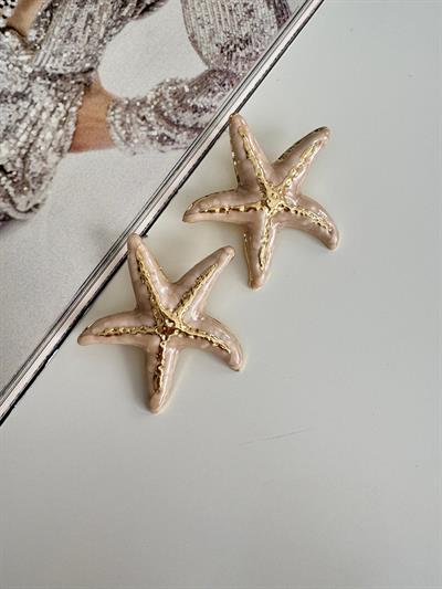 Marka Kum Beji Deniz Yıldızı Küpe