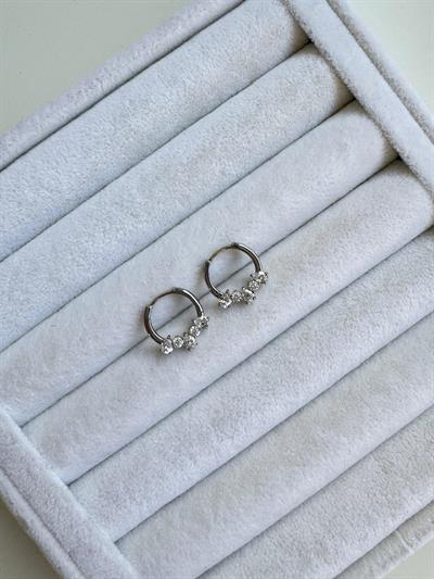 Özel Seri Minik Boy Taşlı Vıp Küpe