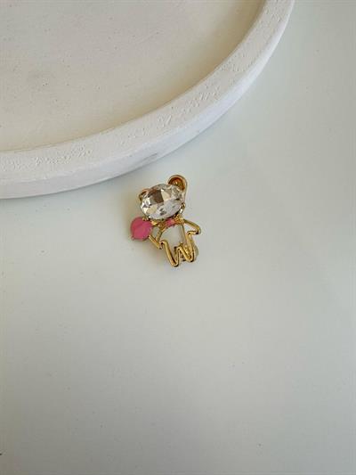 Minimal Papyonlu Panda Broş