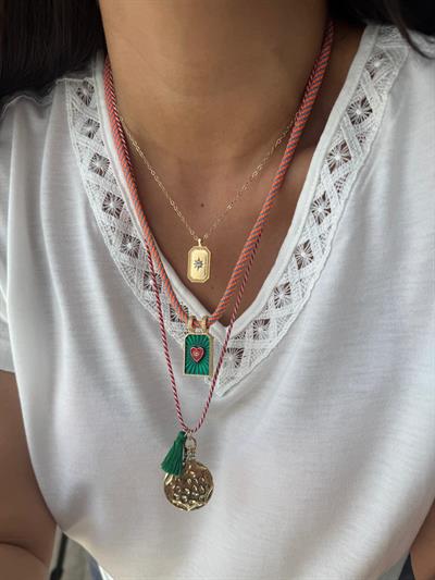 Otantik Üçlü Kolye