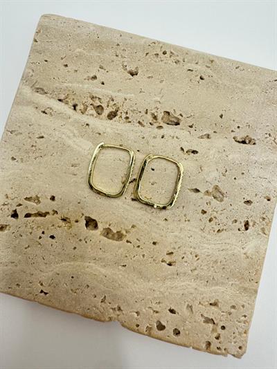 Özel Seri 14k Oval Küpe