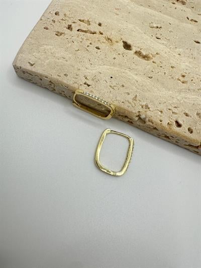 Özel Seri 14k Oval Küpe