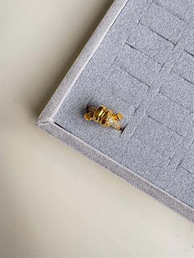 Özel Seri Gold Düğümlü Yüzük