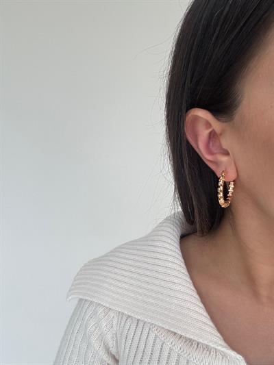 Özel Seri Kıvrımlı Küpe