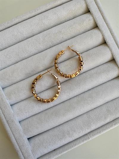 Özel Seri Kıvrımlı Küpe