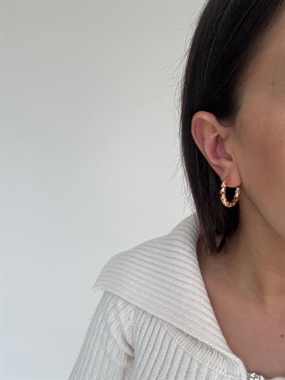 Özel Seri Kıvrımlı Küpe (küçük boy)