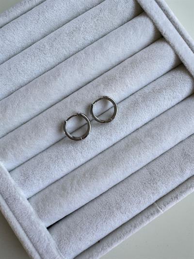 Özel Seri Minik Boy Silver Halka Küpe