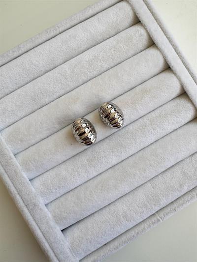 Özel Seri Silver Bombeli Küpe