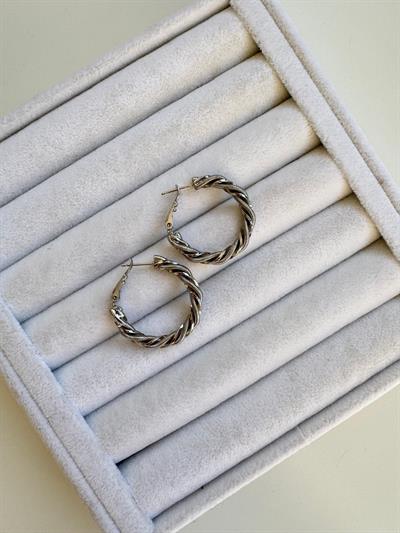 Özel Seri Silver Burgu Küpe