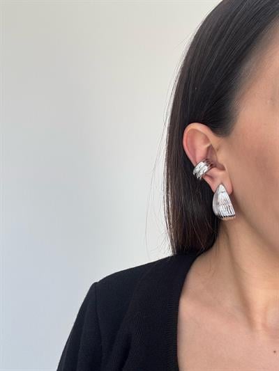 Özel Seri Silver Damla Küpe