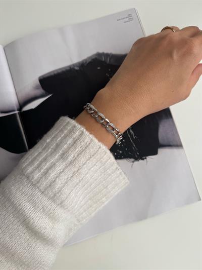 Özel Seri Silver Zirkon Taşlı Bileklik