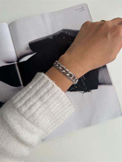 Özel Seri Silver Zirkon Taşlı Bileklik