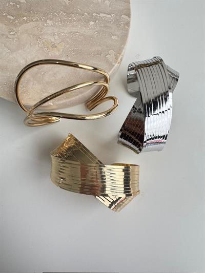 Altın Kaplama Silver Kelepçe