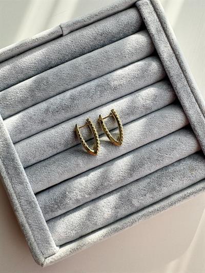 Özel Seri Taşlı Mekik Küpe