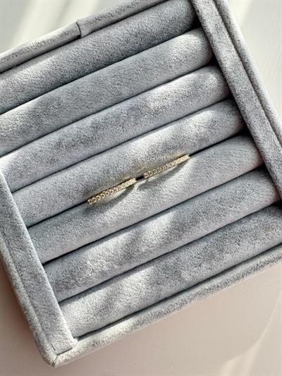 Özel Seri Taşlı Mekik Küpe