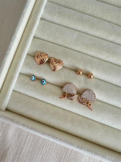 Özel Seri Top Küpe (gold)