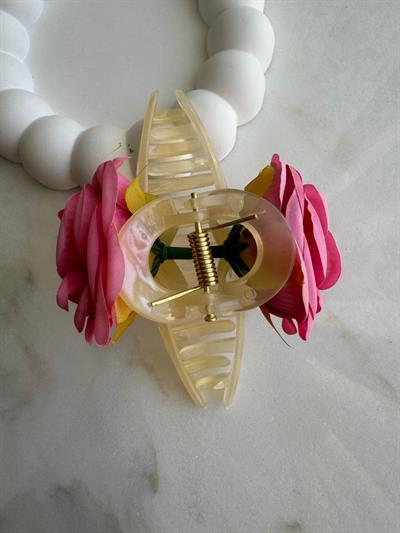 Pembe Gül Mandal Toka