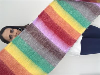 Renkli Pinterest Kaşkol