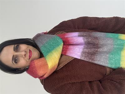 Renkli Pinterest Kaşkol