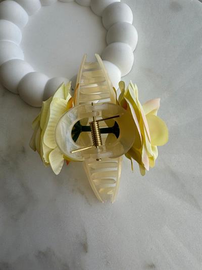 Sarı Gül Mandal Toka