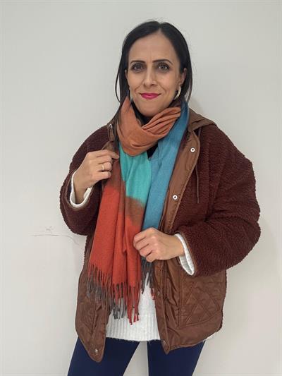 Renkli Batik Şal
