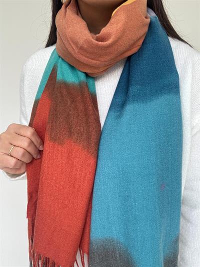 Renkli Batik Şal
