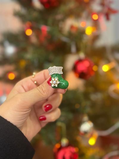 Yeşil Yeniyıl Çorabı