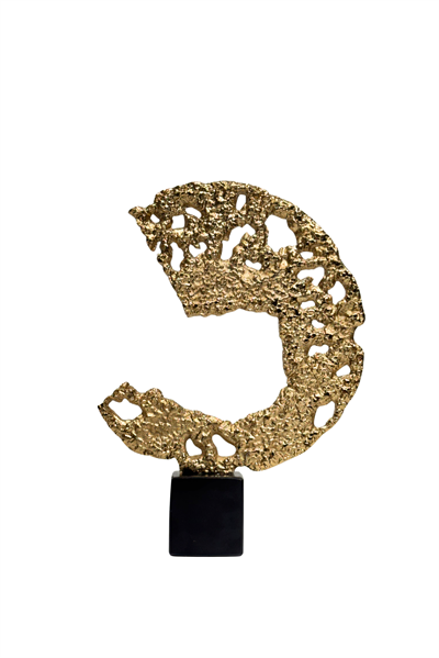 Döküm Gold Moon Obje