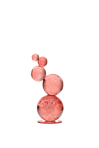 Kristal Denge Obje Pembe