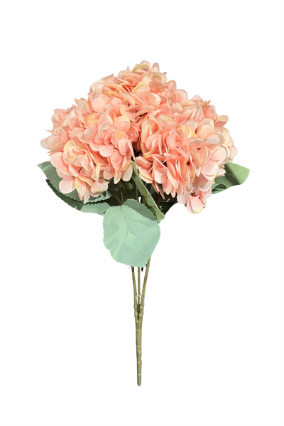 LARA DECOR - Pembe 5'li Ortanca Demeti