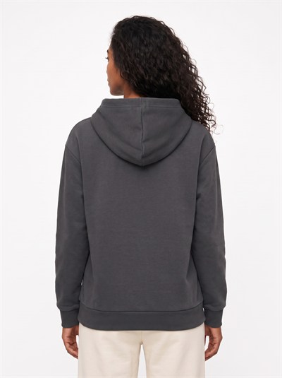 Antrasit Şardonlu Kanguru Cepli Sweatshirt