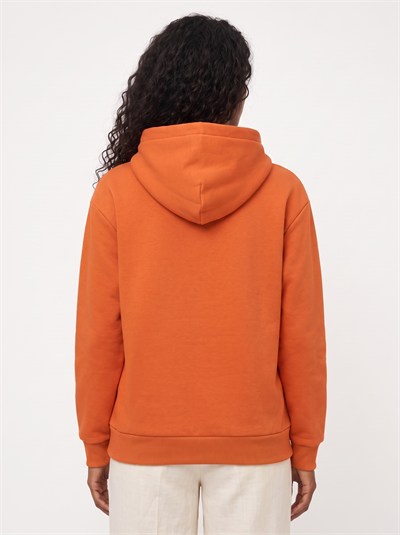 Turuncu Kanguru Cepli Sweatshirt