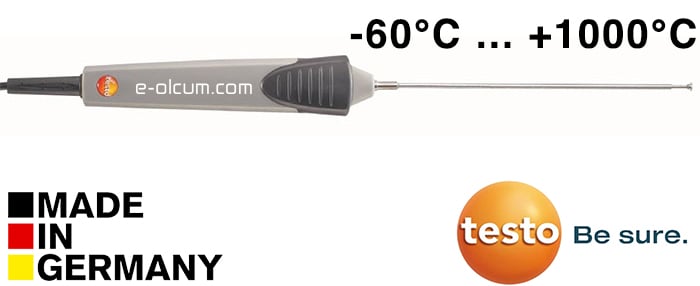 Testo 0602 0693 K Tipi Yüzey Sıcaklık Ölçer Probu