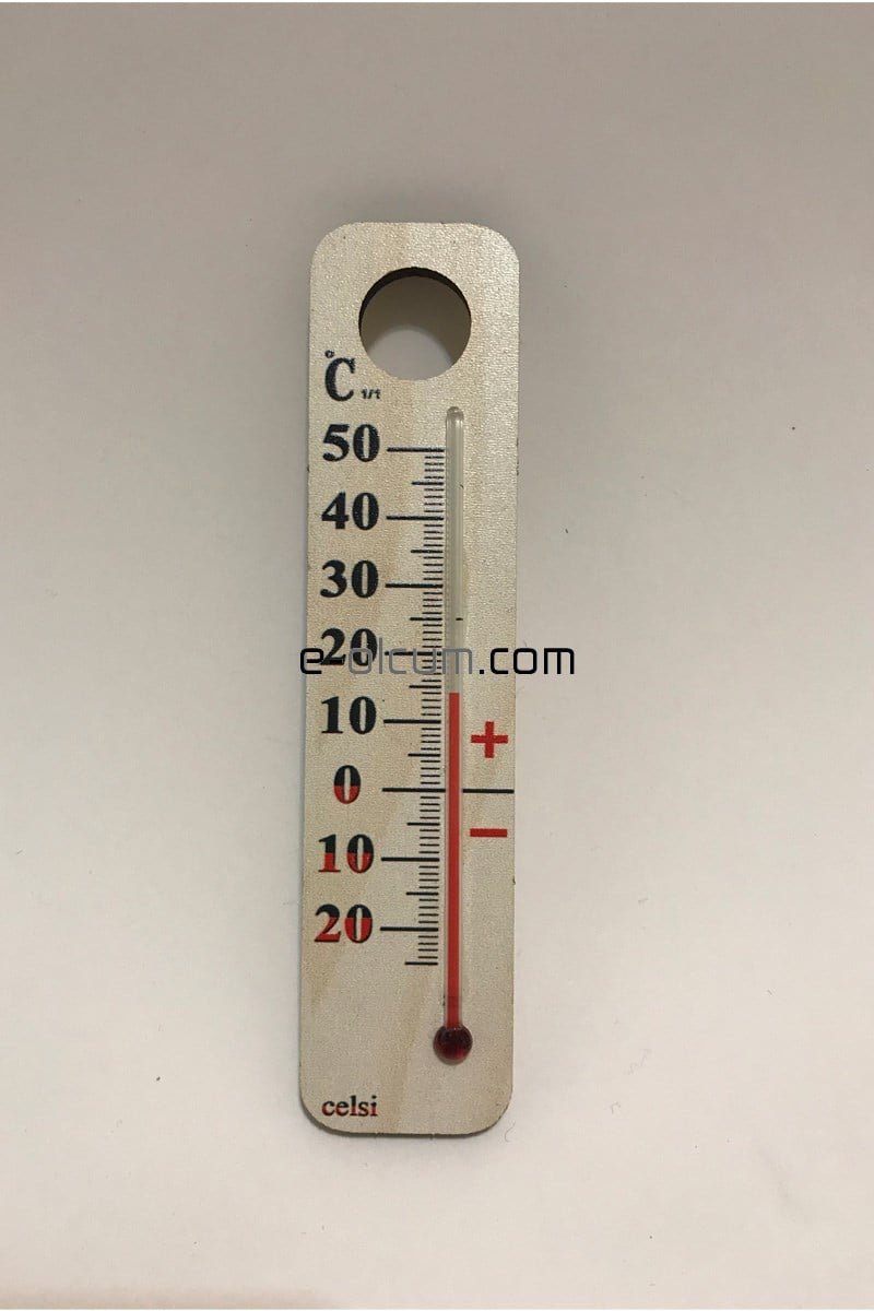 Celsi 203 Mini Ahşap Duvar Termometresi