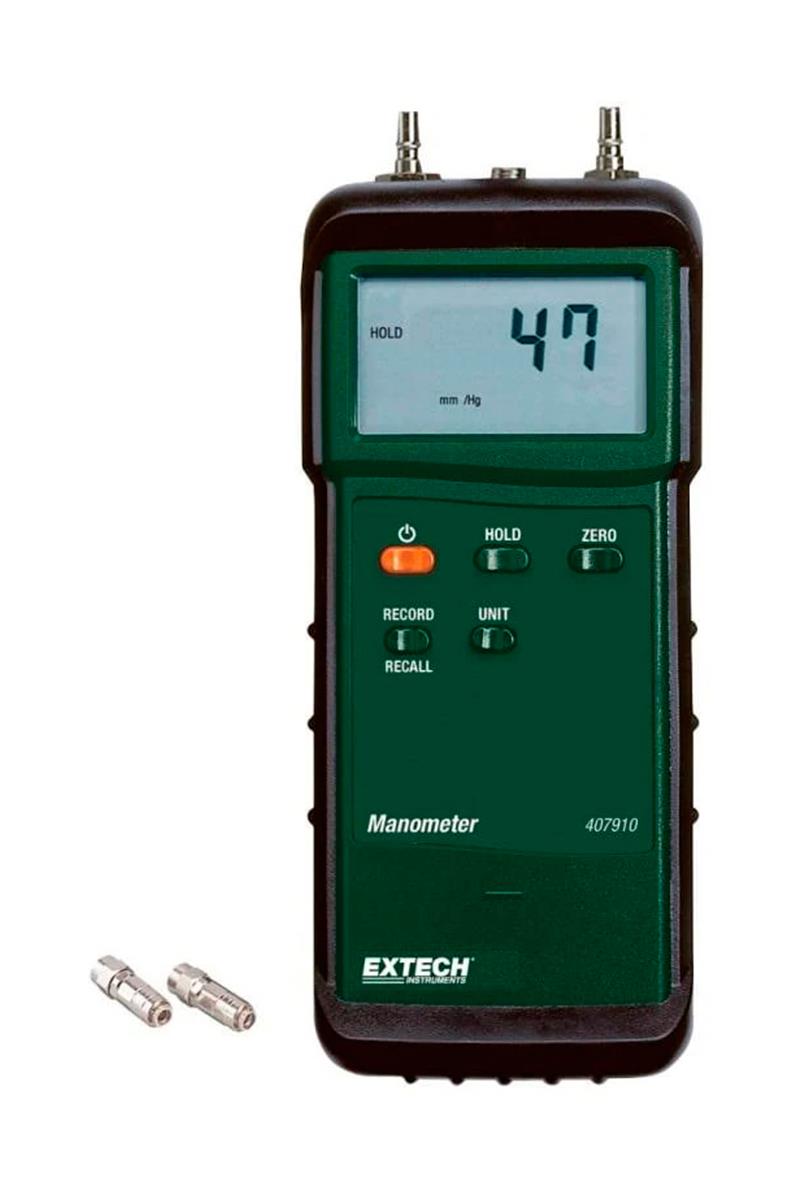 Extech 407910 Ağır Hizmet Tipi Fark Basınç Manometresi