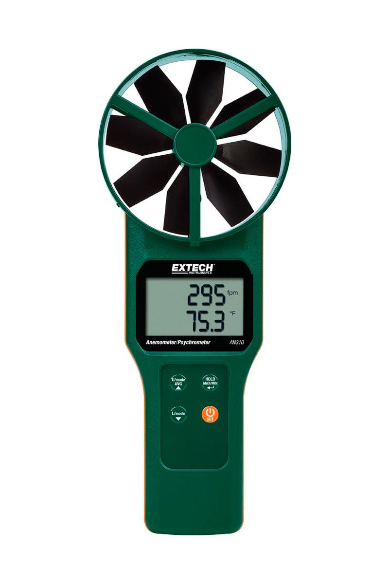 Extech AN310 Büyük Pervaneli Anemometre ve Psikrometre