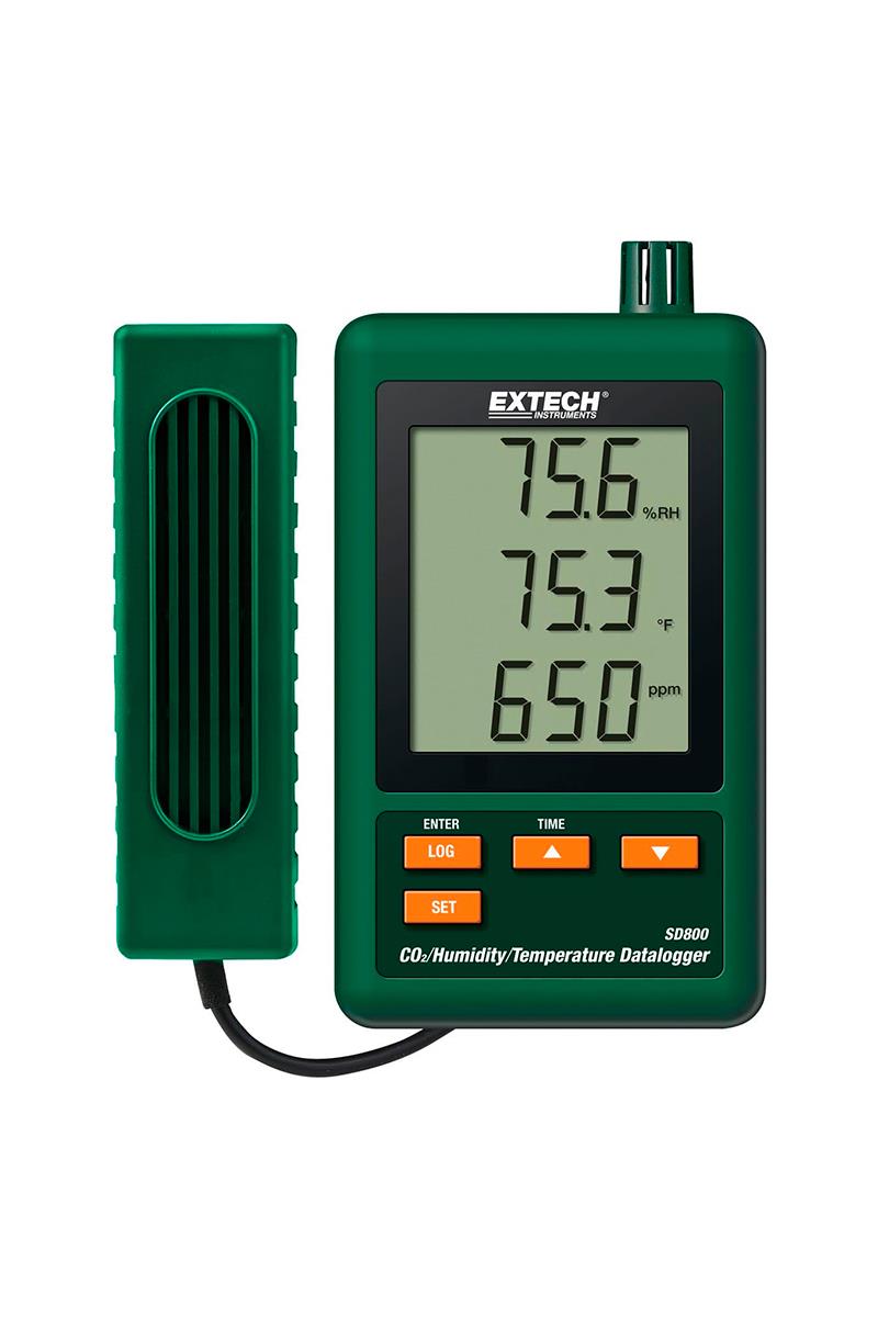 Extech SD800 CO2 Sıcaklık ve Nem Datalogger