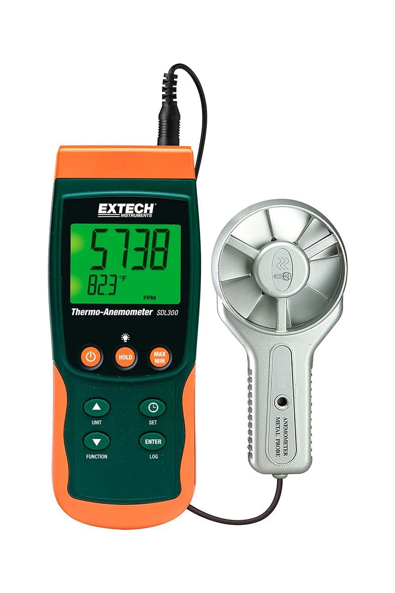 Extech SDL300 Metal Pervaneli Anemometre Datalogger