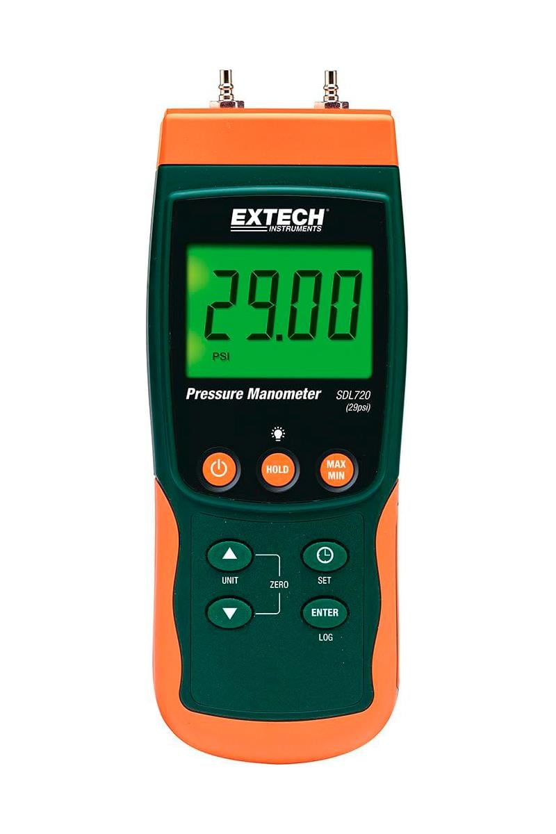 Extech SDL720 Fark Basınç Manometresi ve Datalogger