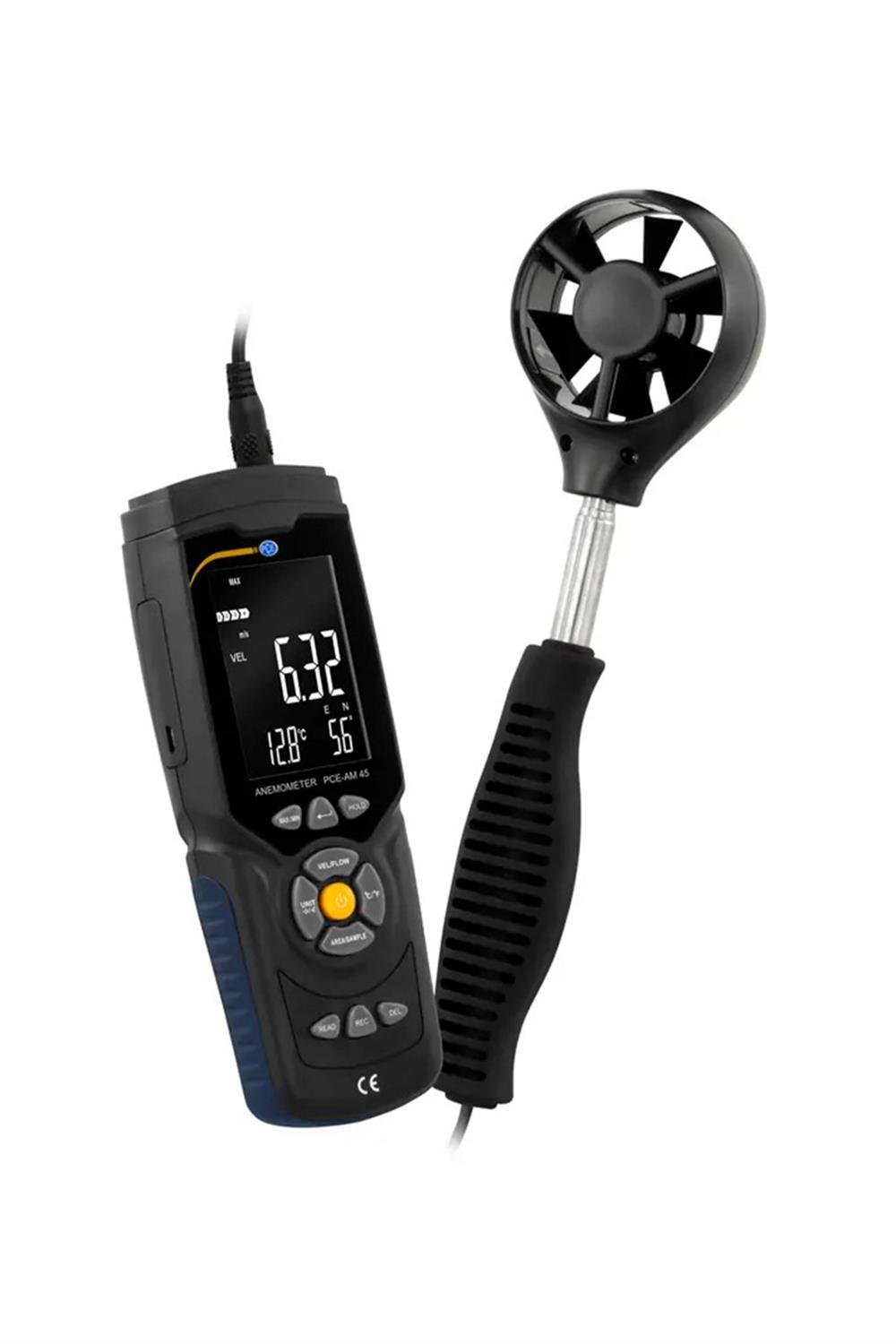PCE-AM 45 Anemometre (Debi+Sıcaklık+Nem+Kayıt)