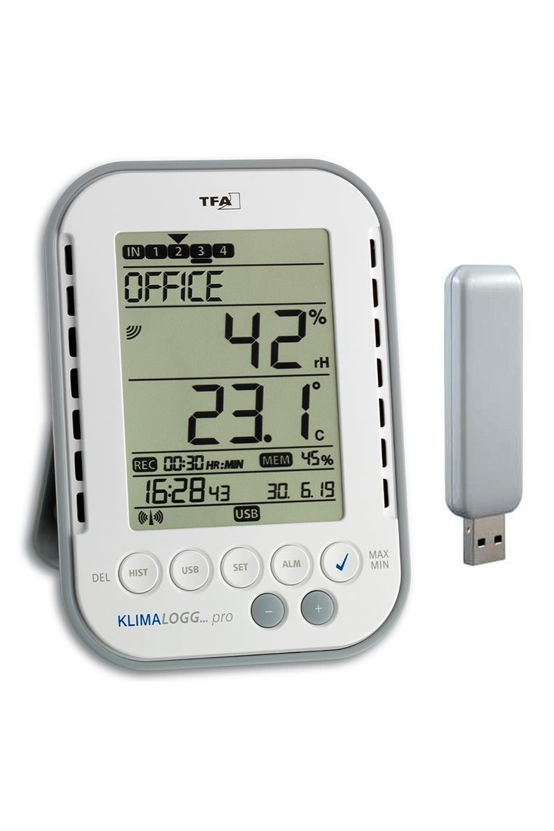 TFA 30.3039.IT 'Klimalogg Pro' Sıcaklık ve Nem Kayıt Cihazı
