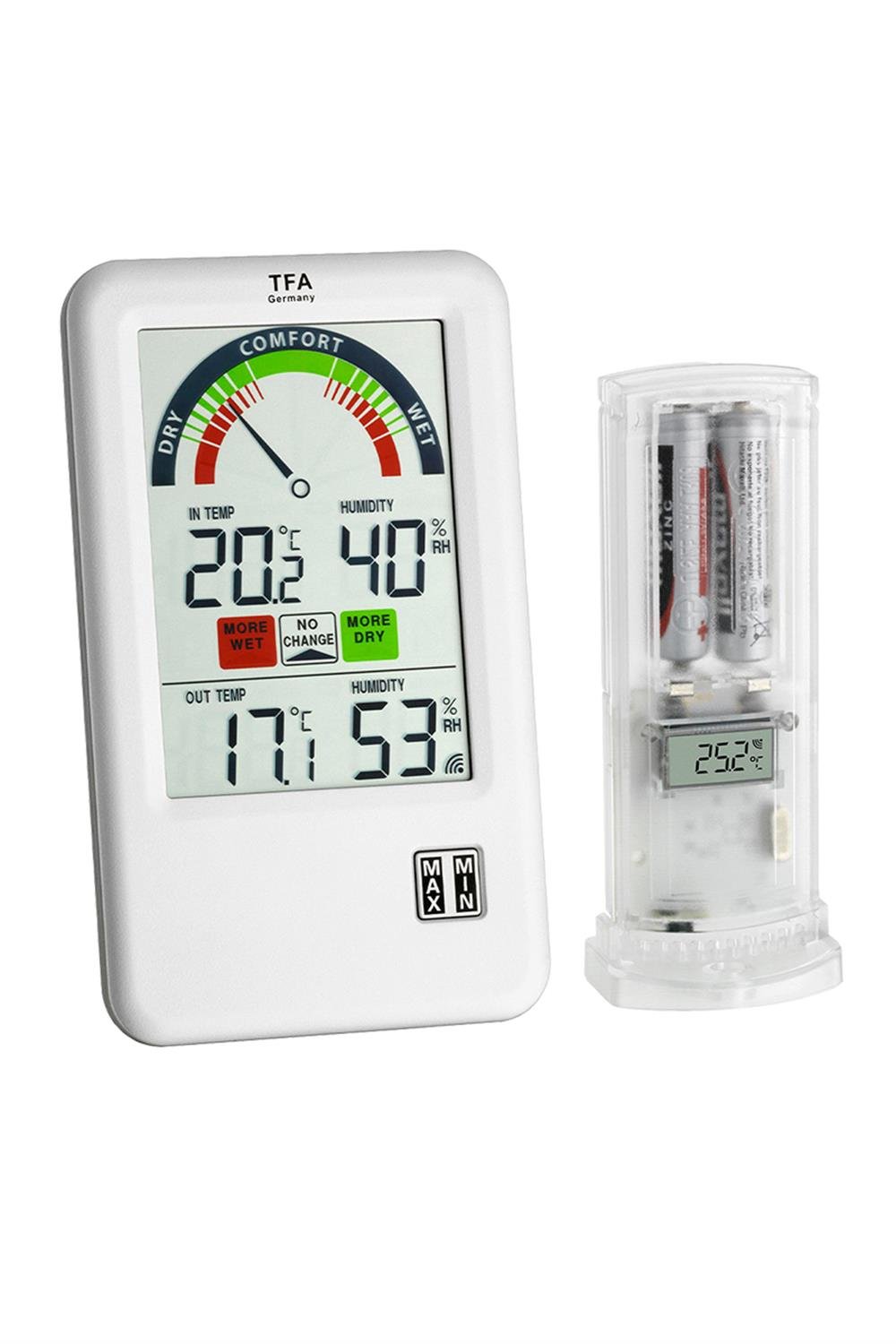 TFA 30.3045.IT 'Bel-Air' Kablosuz Sıcaklık ve Nem Ölçer