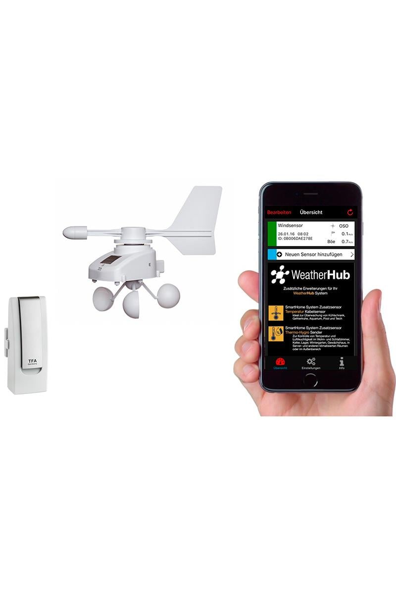 TFA 31.4006.02 Weatherhub Rüzgar Hızı ve Yönü Ölçüm Seti
