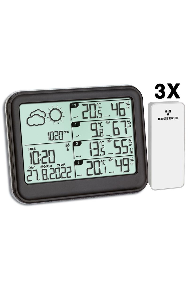 TFA 35.1142.01 'View' Kablosuz 3 Sensörlü Hava İstasyonu